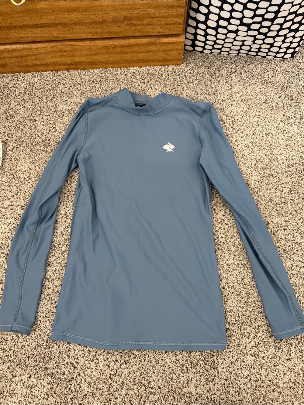 Rabbit Running Mock Neck Top